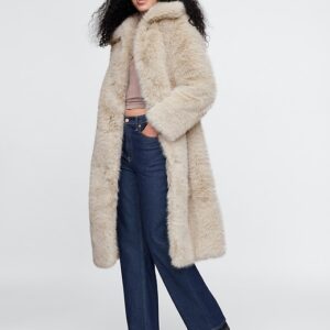 Recycled Faux Fur Coat