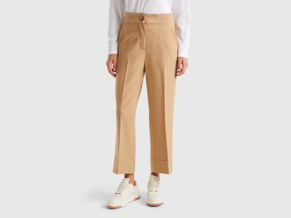 Trousers with cuffs